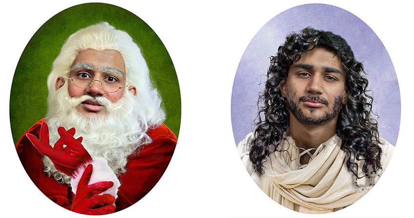 U.S. CENSUS, JESUS, Santa, sansus, photoshop
