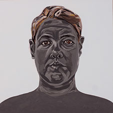 Dark Brown, Multicultural paint, multicultural colors, Self Portrait, jaclin paul
